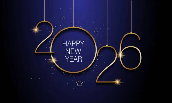 2026 Mutlu Yıllar Geçmiş Tasarımı. Tebrik kartı, Banner, Poster. Vektör İllüstrasyonu.