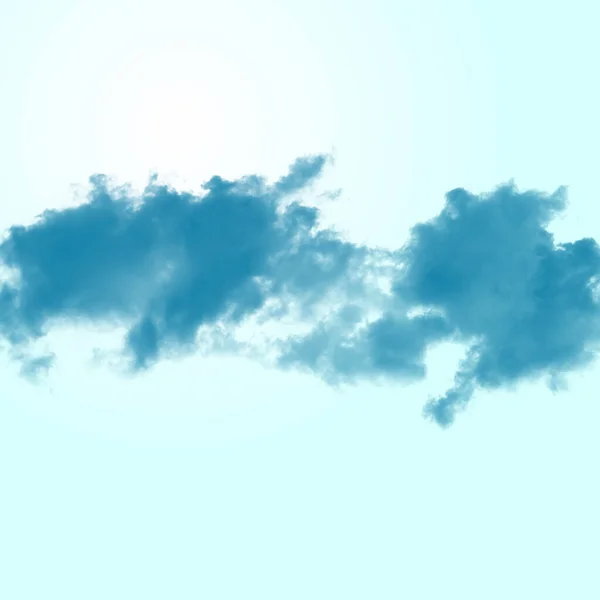 White Clouds Blue Aesthetic Background — Stockfoto