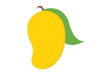 Mango vector - Mango icon isolated on white background. outline vector. coloring sheet for kids. for home decor such as posters, wall art, tote bag, t-shirt print.
