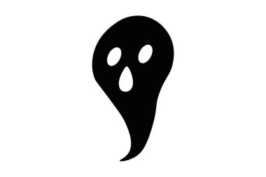 Halloween ghost icon. simple illustration of scary spooky witch vector icons for web