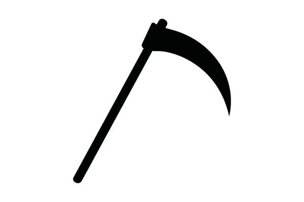 axe vector illustration isolated on white background. Halloween vector. Perfect for coloring book, textiles, icon, web, painting, children's books, t-shirt print.