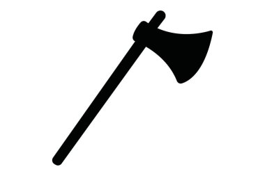 Balta simgesi. Vektör illüstrasyonu