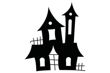 Bir kalenin vektör illüstrasyonu