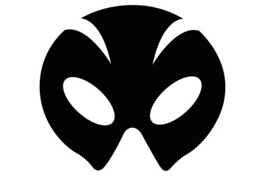 Kafatası Surat. Vektör illüstrasyonu