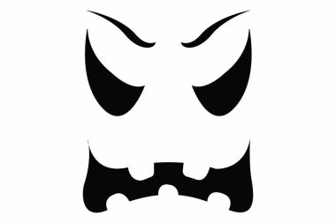 Cadılar Bayramı vektör illüstrasyonu, simge ögesi arkaplanı