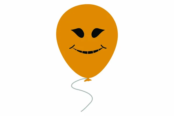Balloon Smile White Background — Stockový vektor