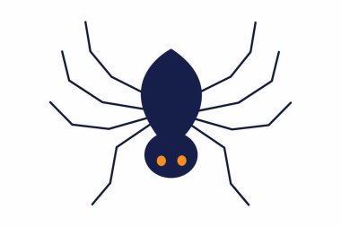 Cadılar Bayramı örümcek ağı ikonu. düz dizayn. vektör illüstrasyonu.