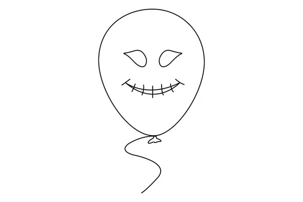 Happy Birthday Party Balloon Balloons Vector Illustration — Image vectorielle