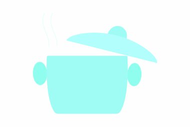 cookware vector isolated on white background. cooking vector. cookware coloring Page Isolated for Kids. for posters, wall art, tote bag, t-shirt print, sticker.