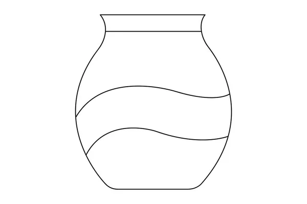 Ilustração Vetorial Ícone Vidro Água — Vetor de Stock