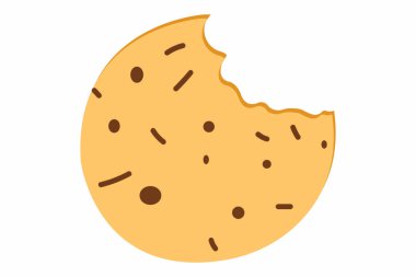 çerez simgesi vektör illüstrasyonu