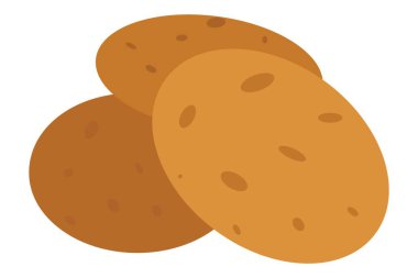 Çerez simgesi vektör illüstrasyonu