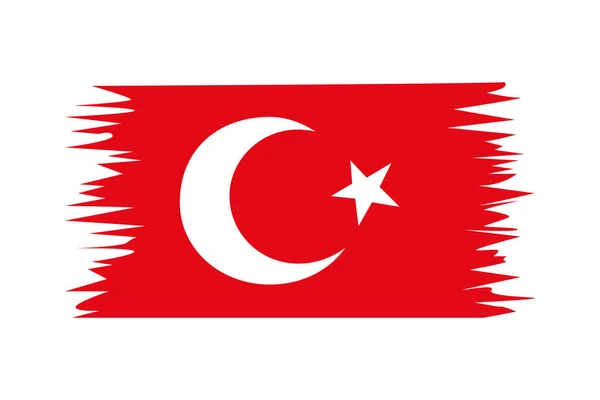 Σημαία Γαλοπούλας Διανυσματική Απεικόνιση — Διανυσματικό Αρχείο