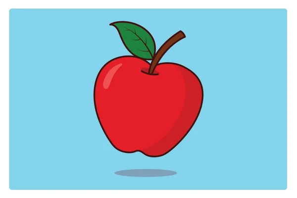 เวกเตอร ไอคอนแอปเป แดง — ภาพเวกเตอร์สต็อก