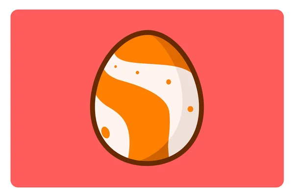Великодні Яйця Різними Малюнками Стиль Плоского Дизайну Мінімальна Векторна Ілюстрація — стоковий вектор