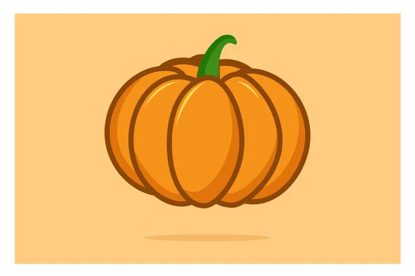 Pumpkin Icon Simple Illustration Halloween Vector Icons Web —  Vetores de Stock