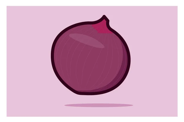 Onion Vector Icon Illustration — ストックベクタ