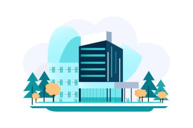 Kel kafalı çizgi film çocuğunun vektör illüstrasyon sanat ikonu düşüncelerinde şaşkın görünüyor. 