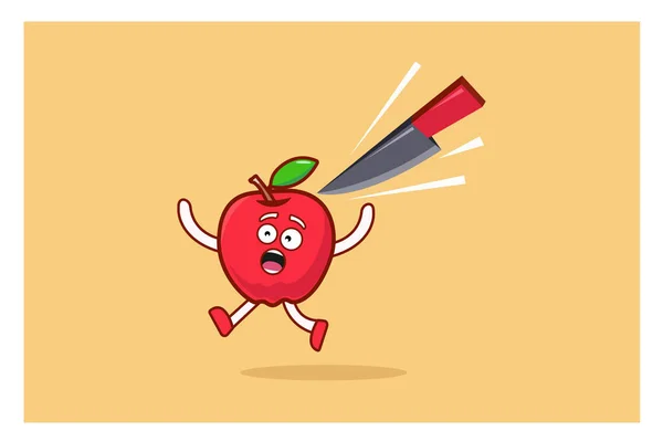 ปภาพเวกเตอร ลปะไอคอนของแอปเป แดงท ขภาพด แดง — ภาพเวกเตอร์สต็อก