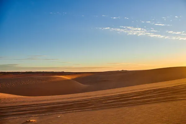 Sahara çölünde kum tepeleri, 