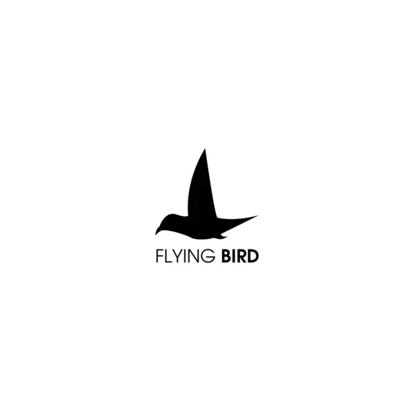 鳥の飛行ロゴとロゴ鳥の抽象 — ストックベクタ