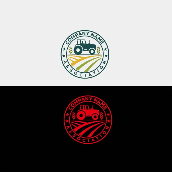 Πρότυπο Σχεδιασμού Λογότυπου Έννοιας Γεωργίας Γεωγραφικό Λογότυπο Διάνυσμα — Διανυσματικό Αρχείο