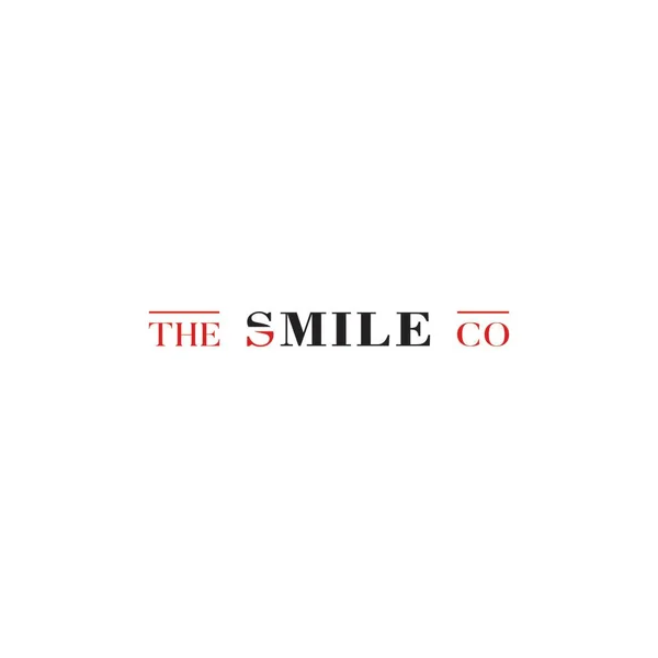 Health Logo Design Smile Typography Vector Template Dental Clinic Logotype — Stock Vector