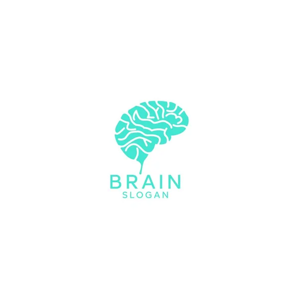 Icono Cerebral Vector Illustration Logo Del Cerebro — Vector de stock