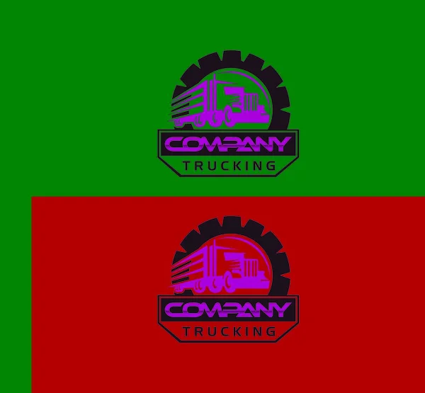 Шаблон Логотипа Грузовика Идеальный Логотип Бизнеса Связанного Автомобильной Промышленностью — стоковый вектор