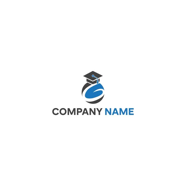 Logo Educación Plantilla Nuevo Logotipo — Vector de stock