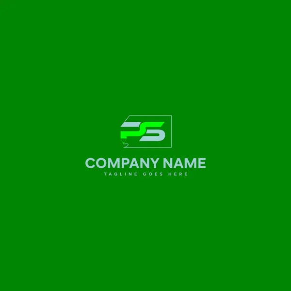 Educação Lps Carta Logotipo Design Ilustração Logotipo Vetor Projetos Caligrafia —  Vetores de Stock