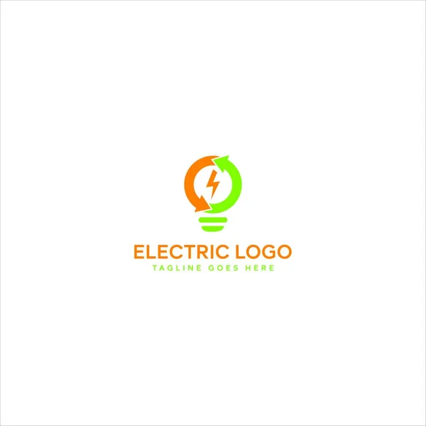 Logotipo Folha Verde Inteligente Modelo Design Logotipo Folha Vetorial Criativo — Vetor de Stock