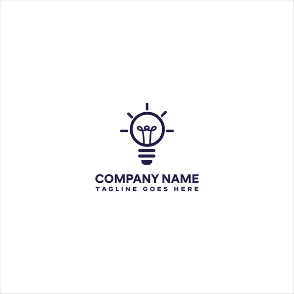 Electric Logo Template New Logo Design — Stock Vector
