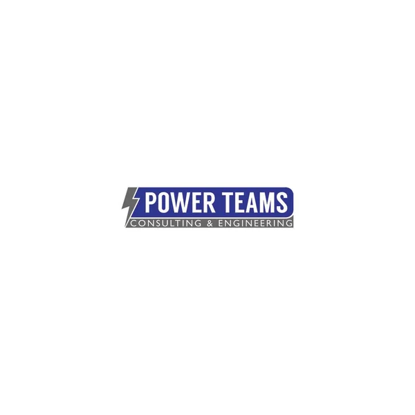 Flash Thunderbolt Energy Power Logo Design Vector Template Linear Style — Stock Vector