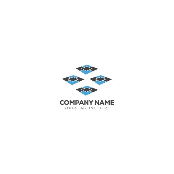 Creative Flooring Logo Template — Stock Vector