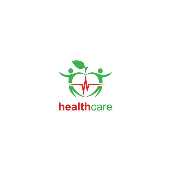 Health Care Logo Und Medizinisches Symbol Logo — Stockvektor