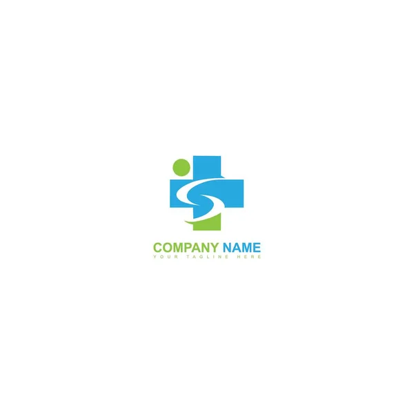 People Logo Symbool Template Creatief Logo Medisch Icoon Logo — Stockvector