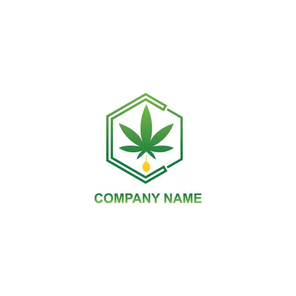Harfi Maple Leaf Logo Şablonu Kanada Küçük Kanada Logo Şletmesi — Stok Vektör