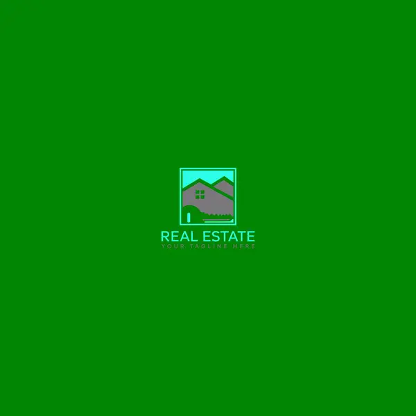 Home Design Vetorial Logotipo Imobiliário Design Logotipo Construção —  Vetores de Stock