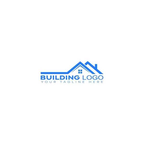 Immobilien Einfaches Logo Design — Stockvektor