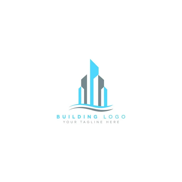 Logo Bâtiment Pour Entreprise Construction — Image vectorielle