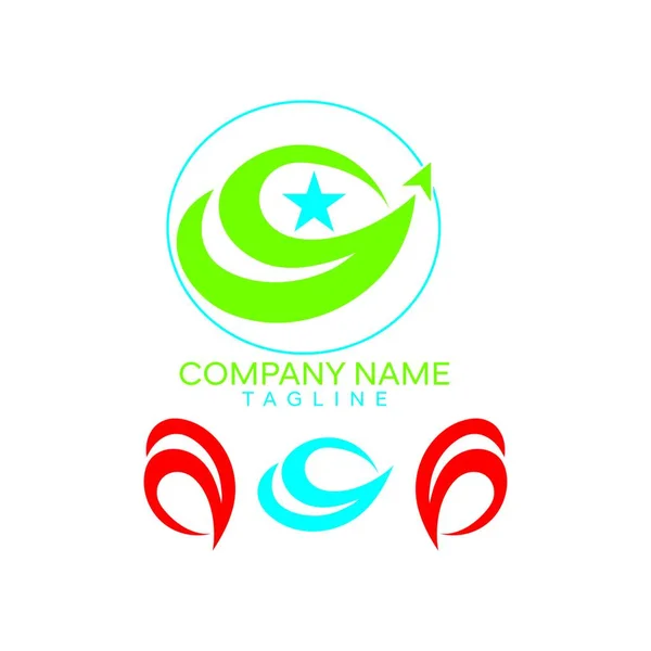 İlk harf logosu 9G, G9 logo şablonu