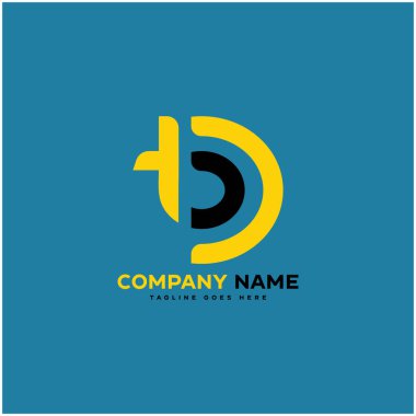 TDD Harf Logosu Tasarımı, Eşsiz Kimlik için İlham. Modern Zarafet ve Yaratıcı Tasarım. Bu logoyla Başarı Damgası