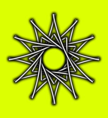 Güneş ışınları ile soyut arkaplan