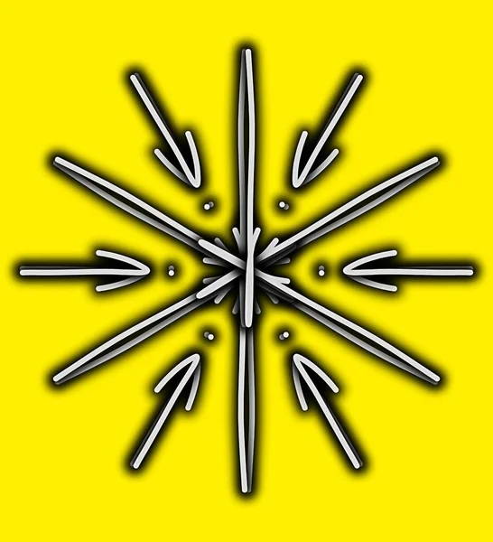 Abstrakcyjne Tło Wzorem Żółtych Czarnych Kropek — Zdjęcie stockowe