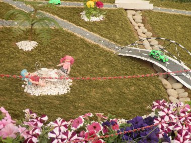 4k çözünürlükte çiçek sergisi resmi