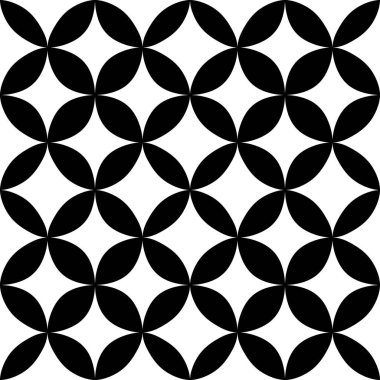 black and white pattern wallpaper seamless textile art degin.    