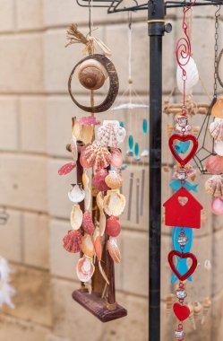 Kerkyra, Greece - 06.15.2022: Souvenir shop in Corfu Island, Greece