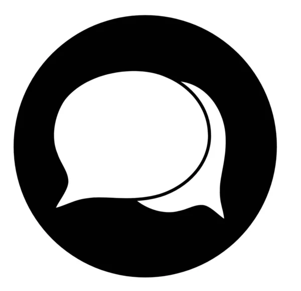Bubble Icon Comments Message Icon — Stock Photo, Image