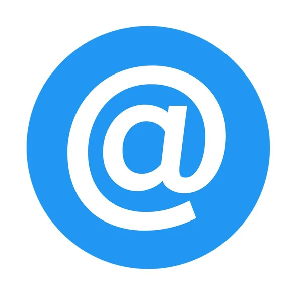 Ícone Mail Símbolo Correio Eletrônico — Fotografia de Stock